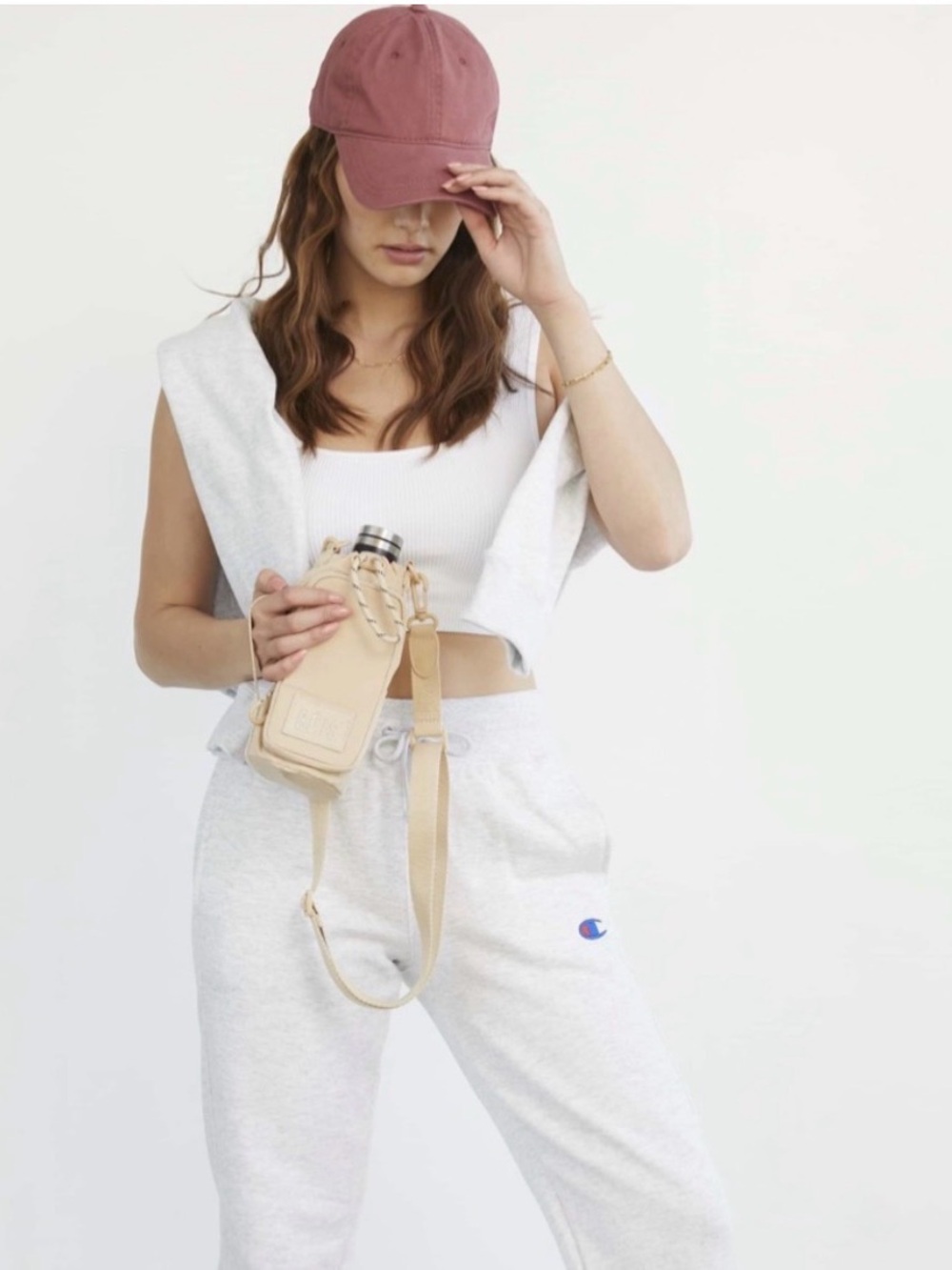 BEIS Water Bottle Sling Beige - Picture 8 of 16